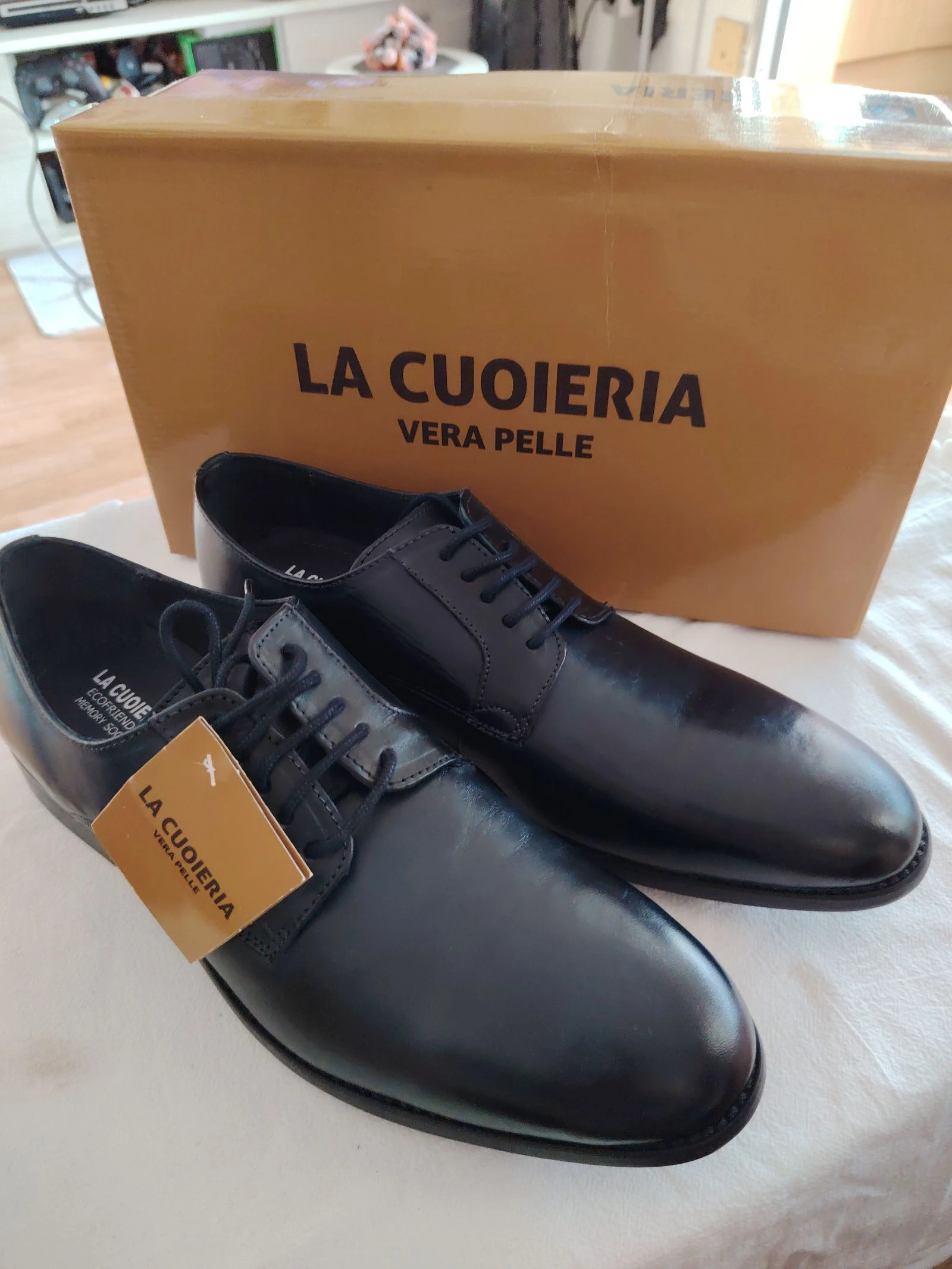 Zapatos de piel La Cuoieria hombre talla 43